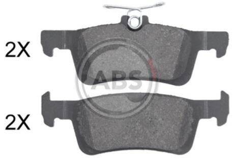 Гальмівні колодки дискові зад. Peugeot 308 II, 308 Sw II 1.2-2.0D 09.13- A.B.S. 35028