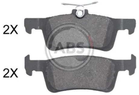 Гальмівні колодки дискові зад. Peugeot 308 II, 308 Sw II 1.2-2.0D 09.13- A.B.S. 35028