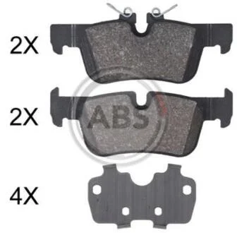 Гальмiвнi колодки дисковi A.B.S. 35030