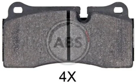 Комплект гальмівних накладок, дискове гальмо A.B.S. 35085