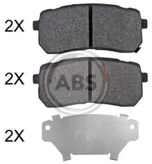 Гальмiвнi колодки дисковi A.B.S. 35099