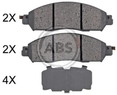 Гальмівні колодки дискові A.B.S. 35128