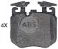 Гальмiвнi колодки дисковi A.B.S. 35144 (фото 1)