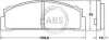 Комплект гальмівних накладок, дискове гальмо A.B.S. 36003 (фото 1)