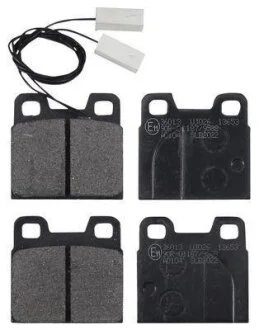 Комплект гальмівних накладок, дискове гальмо A.B.S. 36013