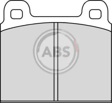 Колодки гальмівні дискові, комплект A.B.S. 360251