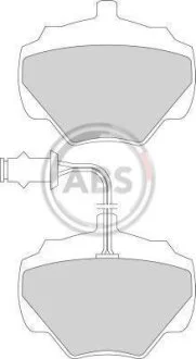 Комплект гальмівних накладок, дискове гальмо A.B.S. 361251