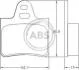 Колодки гальмівні дискові, комплект A.B.S. 36129 (фото 1)
