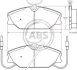 Комплект гальмівних накладок, дискове гальмо A.B.S. 36174 (фото 1)