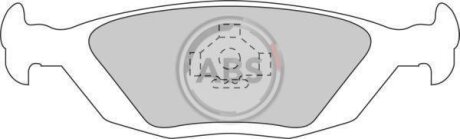 Колодка гальм. SAAB / VOLVO 900/9000/440/460/480 задн. (ABS) A.B.S. 364891