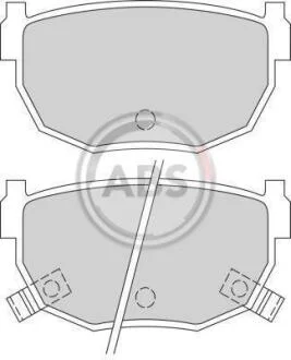 Колодки гальмівні дискові, комплект A.B.S. 365861