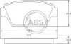 Комплект гальмівних накладок, дискове гальмо A.B.S. 36609 (фото 1)