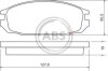 Комплект гальмівних накладок, дискове гальмо A.B.S. 36693 (фото 1)