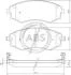 Гальмівні колодки зад. SANTA FE/SONATA/TUCSON/MAGENTIS/SPORTAGE A.B.S. 36717 (фото 1)