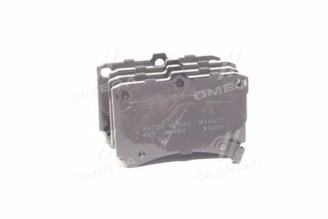 Колодка торм диск KIA/MAZDA RIO/121/323 передн (прво ABS) A.B.S. 36726