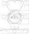 Комплект гальмівних накладок, дискове гальмо A.B.S. 36807 (фото 1)