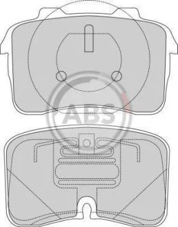 ABS ABS Колодки гальмівні дискові Audi100-200 2.2 83-94 A.B.S. 36813
