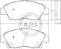 Колодка торм. HONDA CIVIC/COUPE/CRX передн. (ABS) A.B.S. 36831 (фото 1)