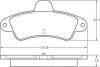 Гальмівні колодки зад. Ford Mondeo 93-00 (Bendix) без датчика (115,8x53,7x15) A.B.S. 36844 (фото 1)