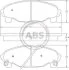 Комплект гальмівних накладок, дискове гальмо A.B.S. 36869 (фото 1)