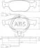 Колодка торм. FIAT/LANCIA BRAVA/BRAVO/DELTA передн. (ABS) A.B.S. 36892 (фото 1)