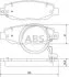 Комплект гальмівних накладок, дискове гальмо A.B.S. 36921 (фото 1)