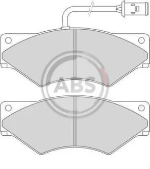 Комплект гальмівних накладок, дискове гальмо A.B.S. 36931