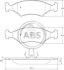 Гальмівні колодки дискові (1 к-т) A.B.S. 36997 (фото 1)