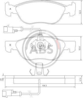 Тормозной шланг A.B.S. 37013
