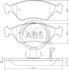 Гальмівні колодки дискові (1 к-т) A.B.S. 37018 (фото 1)