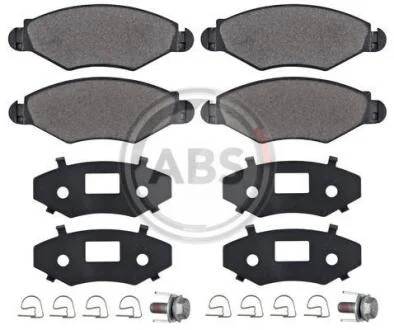 Колодка торм. PEUGEOT 206 передн. (ABS) A.B.S. 37105