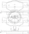 Комплект гальмівних накладок, дискове гальмо A.B.S. 37255 (фото 1)