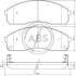 Колодка торм. KIA CARNIVAL передн. (ABS) A.B.S. 37275 (фото 1)