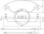 Гальмівні колодки дискові (1 к-т) A.B.S. 37278 (фото 1)