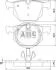 Гальмівні колодки зад. BMW 3(E90)/5(E60) (ATE) A.B.S. 37410 (фото 1)