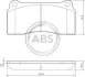 Комплект гальмівних накладок, дискове гальмо A.B.S. 37441 (фото 1)