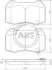 Комплект гальмівних накладок, дискове гальмо A.B.S. 37451 (фото 1)
