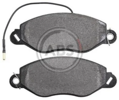 Комплект гальмівних накладок, дискове гальмо A.B.S. 37462
