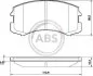 Гальмівні колодки дискові (1 к-т) A.B.S. 37491 (фото 1)