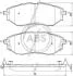 Гальмівні колодки перед. Subaru Legacy IV/Outback 03- (akebono) A.B.S. 37502 (фото 1)