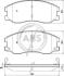 Гальмівні колодки пер. Chevrolet Captiva 06- (akebono) A.B.S. 37582 (фото 1)