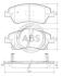 Гальмівні колодки пер. Toyota Auris 07-12 (bosch) (136,7x57,9x19,2) A.B.S. 37620 (фото 1)