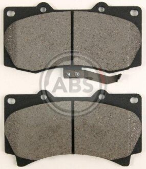 Комплект гальмівних накладок, дискове гальмо A.B.S. 37639