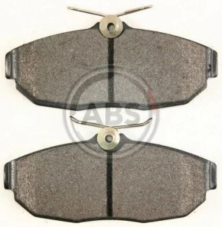 Комплект гальмівних накладок, дискове гальмо A.B.S. 37663