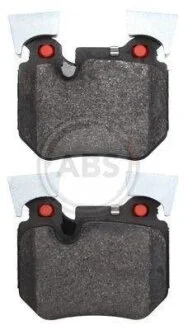 Комплект гальмівних накладок, дискове гальмо A.B.S. 37690