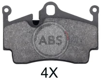 Колодки гальмівні дискові, комплект A.B.S. 37697