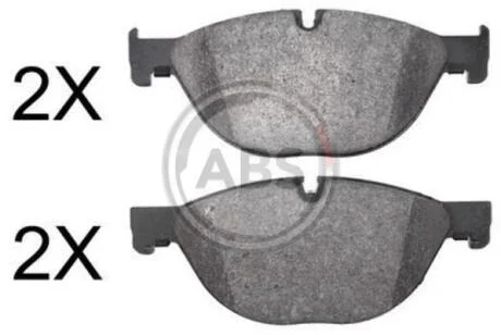 Колодка торм. диск. BMW 5(F10) 3.0 4.4 2010-,7(F01-04) 3.0 4.4 08- передн. (ABS) A.B.S. 37703