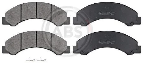 Комплект гальмівних накладок, дискове гальмо A.B.S. 37713