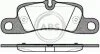 Комплект гальмівних накладок, дискове гальмо A.B.S. 37725 (фото 1)