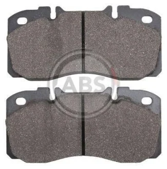 Комплект гальмівних накладок, дискове гальмо A.B.S. 37743